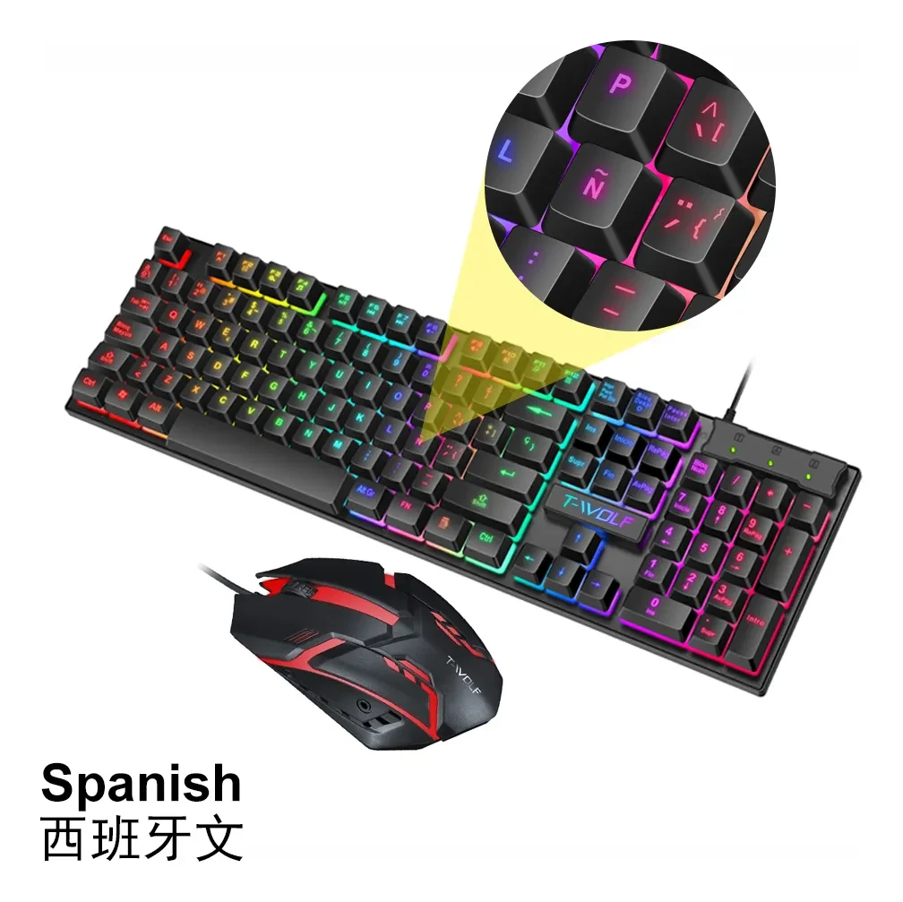 T-Wolf Combo teclado + mouse T-Wolf